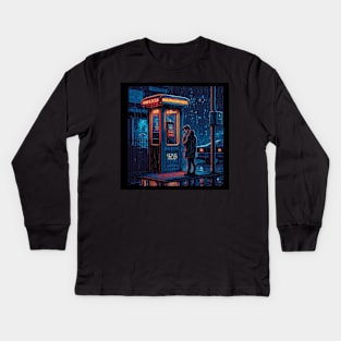 Rainy Night Kids Long Sleeve T-Shirt